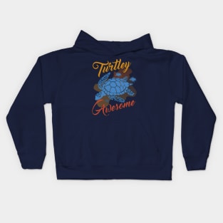 Turtley Awesome | Coral Reef Kids Hoodie